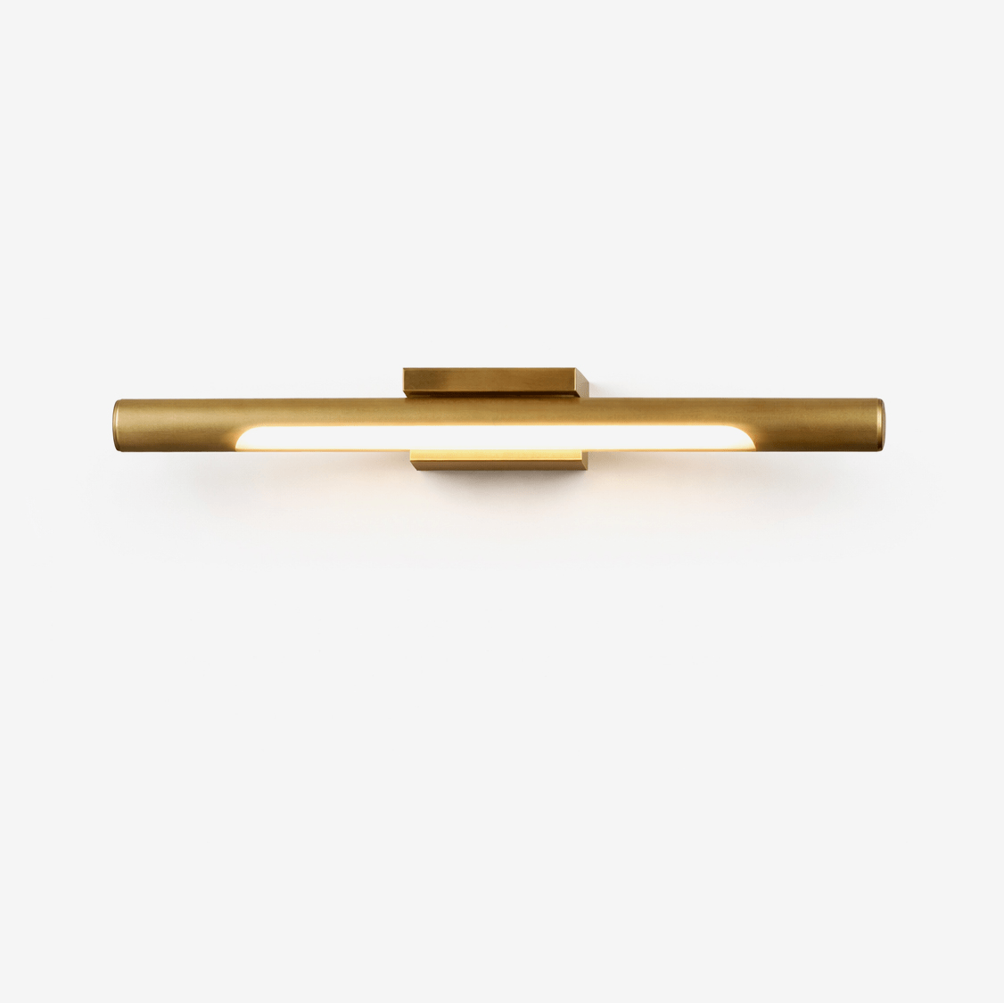 Liora Brass LED Wall Sconce | Modern Linear Wall Light for Bedroom & Living Room