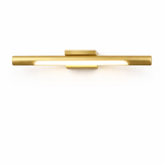 Liora Brass LED Wall Sconce | Modern Linear Wall Light for Bedroom & Living Room