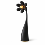 Fleur Sculptural Floor Lamp in Black or Gold – Modern Art Deco Lighting
