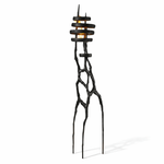 Vortex Sculptural Floor Lamp with Integrated LED