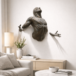 Dynamic Human Sculpture Collection – Contemporary Figurative Lighting Art