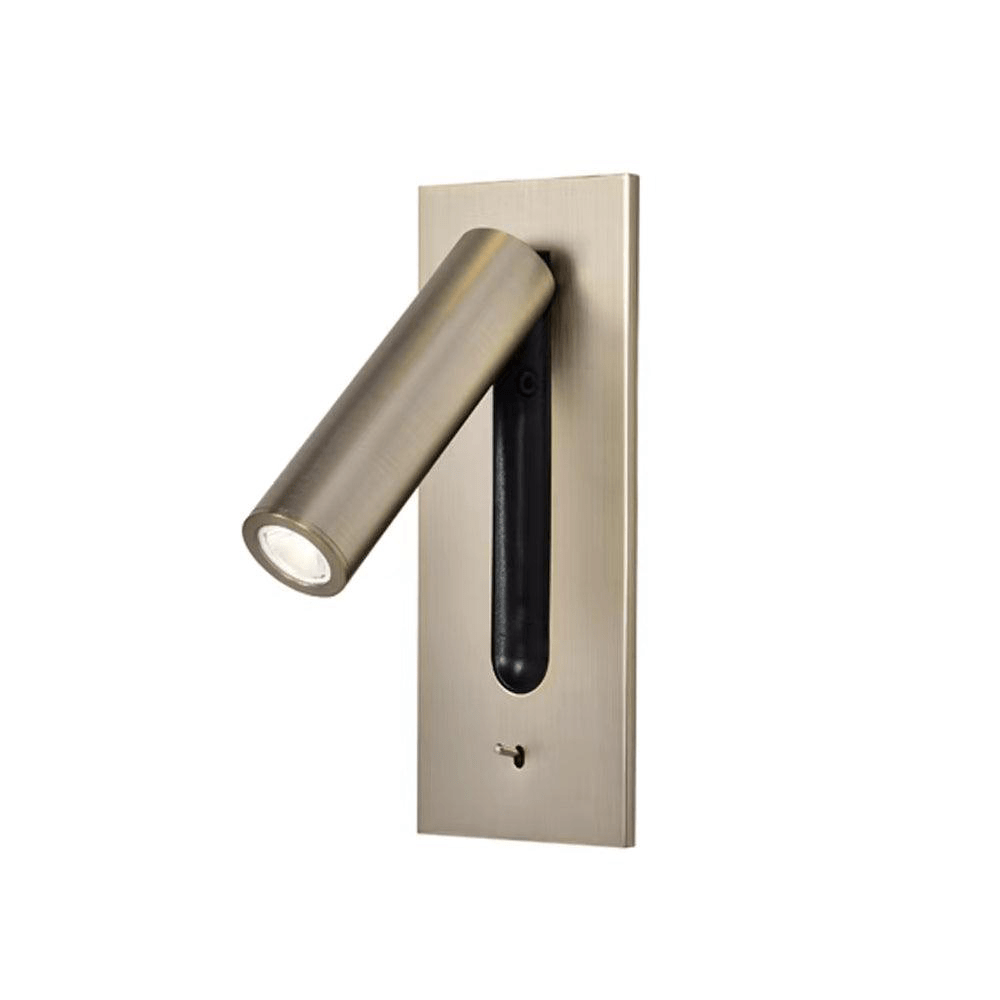 Folded Back LED Wall Sconce for Bedside Reading
