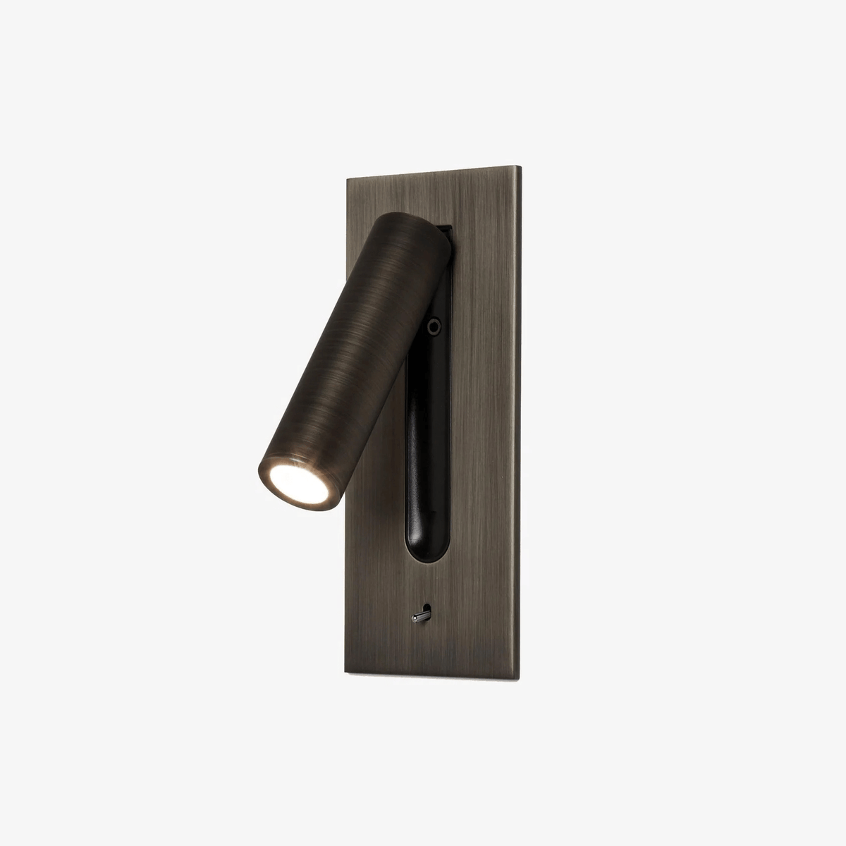 Folded Back LED Wall Sconce for Bedside Reading