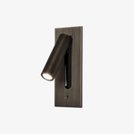 Folded Back LED Wall Sconce for Bedside Reading