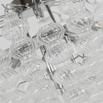 Ripple Column Chandelier – Modern Hand-Blown Glass Pendant Light
