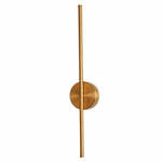 Gilded Axis Rechargeable Wall Sconce – Modern Brass LED Wall Light