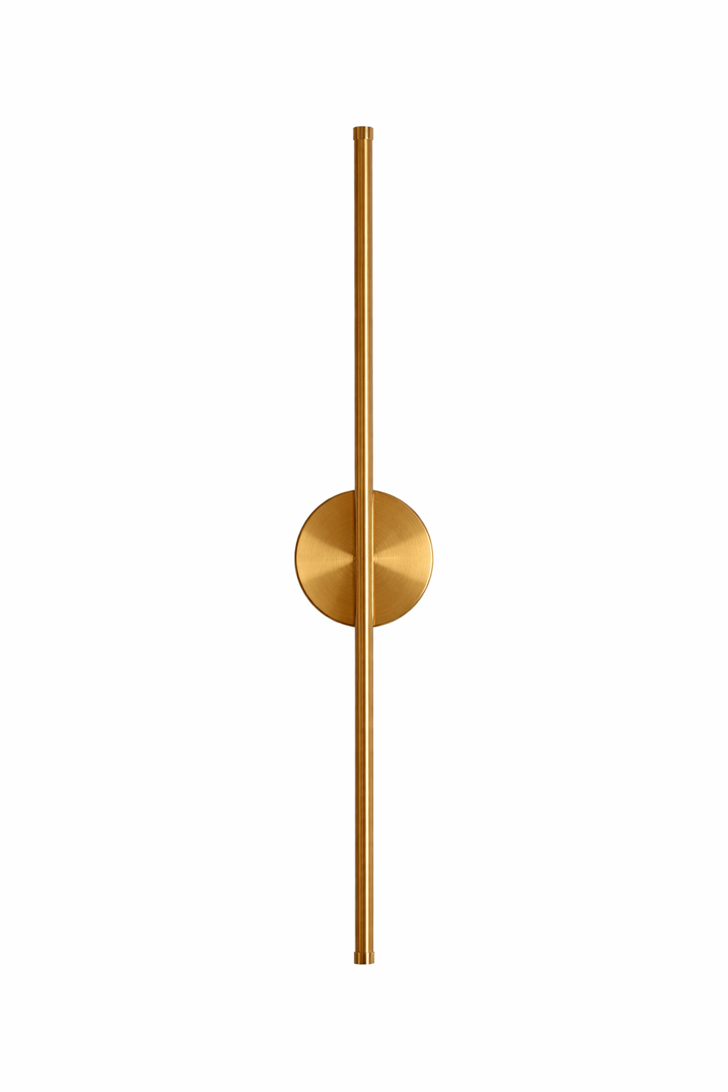 Gilded Axis Rechargeable Wall Sconce – Modern Brass LED Wall Light
