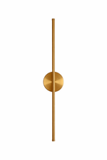 Gilded Axis Rechargeable Wall Sconce – Modern Brass LED Wall Light