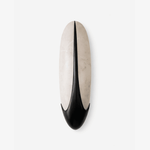 Elara Alabaster Wall Sconce – Sculptural LED Wall Light in Black & White