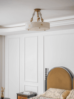 Lumisora Alabaster Ceiling Lamp – Sculptural Brass & Natural Stone Chandelier