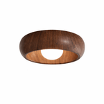 Arboris Ring Ceiling Light – Modern Wood Grain LED Flush Mount