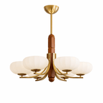 Eldric Modern Glass Chandelier for Dining Room and Living Room