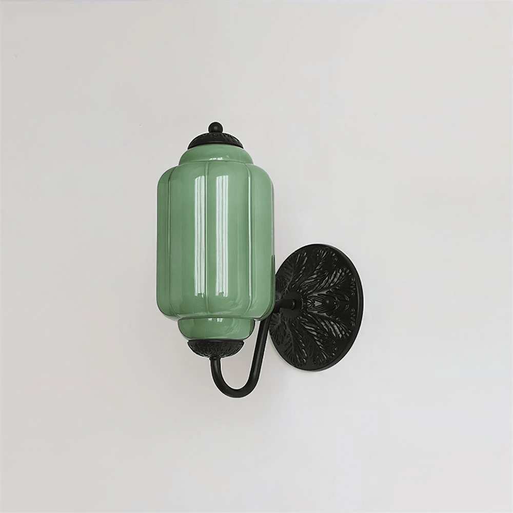 Elliot Glass Wall Sconce in Brass for Modern Interiors