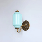 Elliot Glass Wall Sconce in Brass for Modern Interiors
