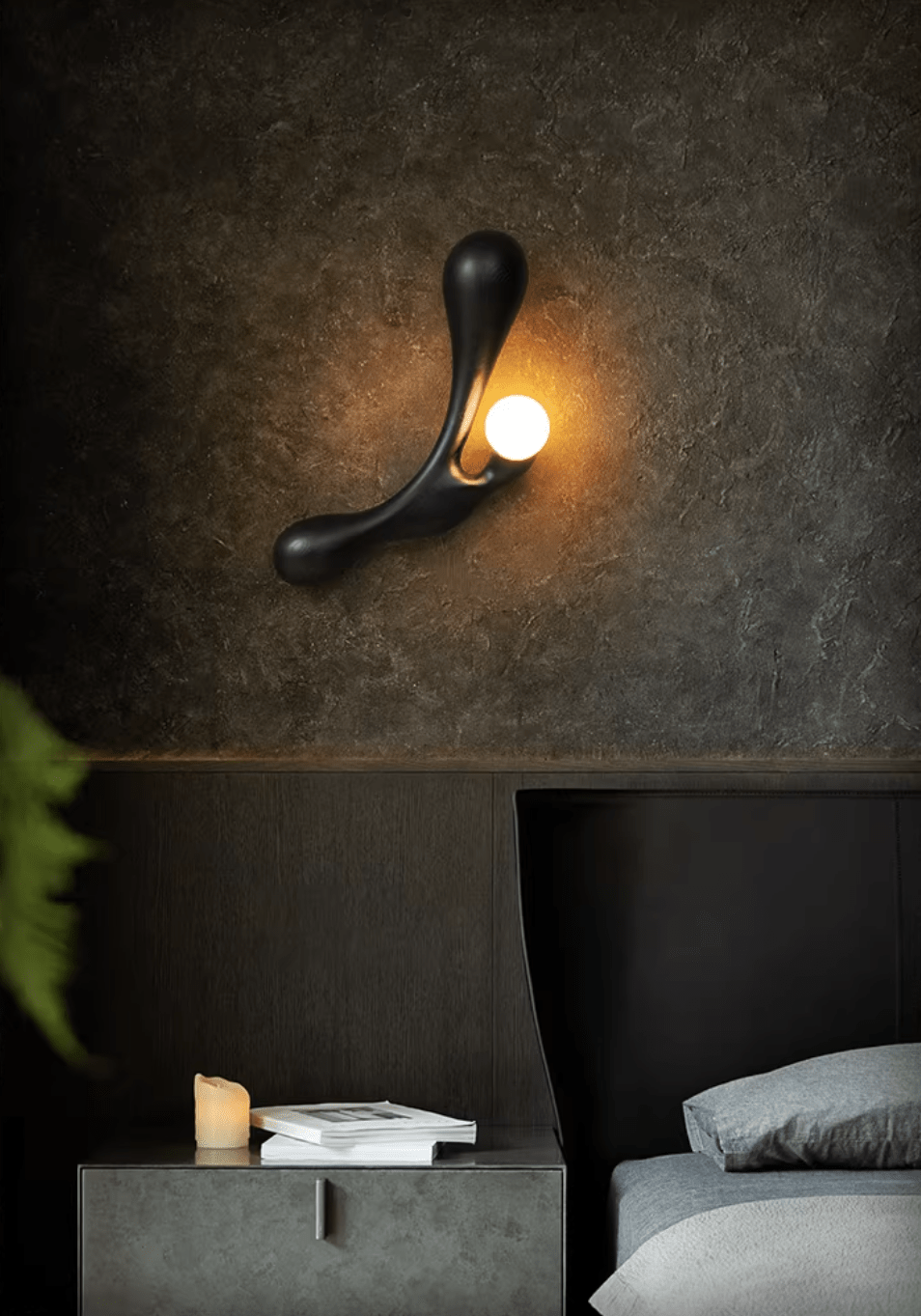 Liora Drift Wood Wall Sconce | Sculptural Solid Wood Wall Light