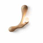 Liora Drift Wood Wall Sconce | Sculptural Solid Wood Wall Light
