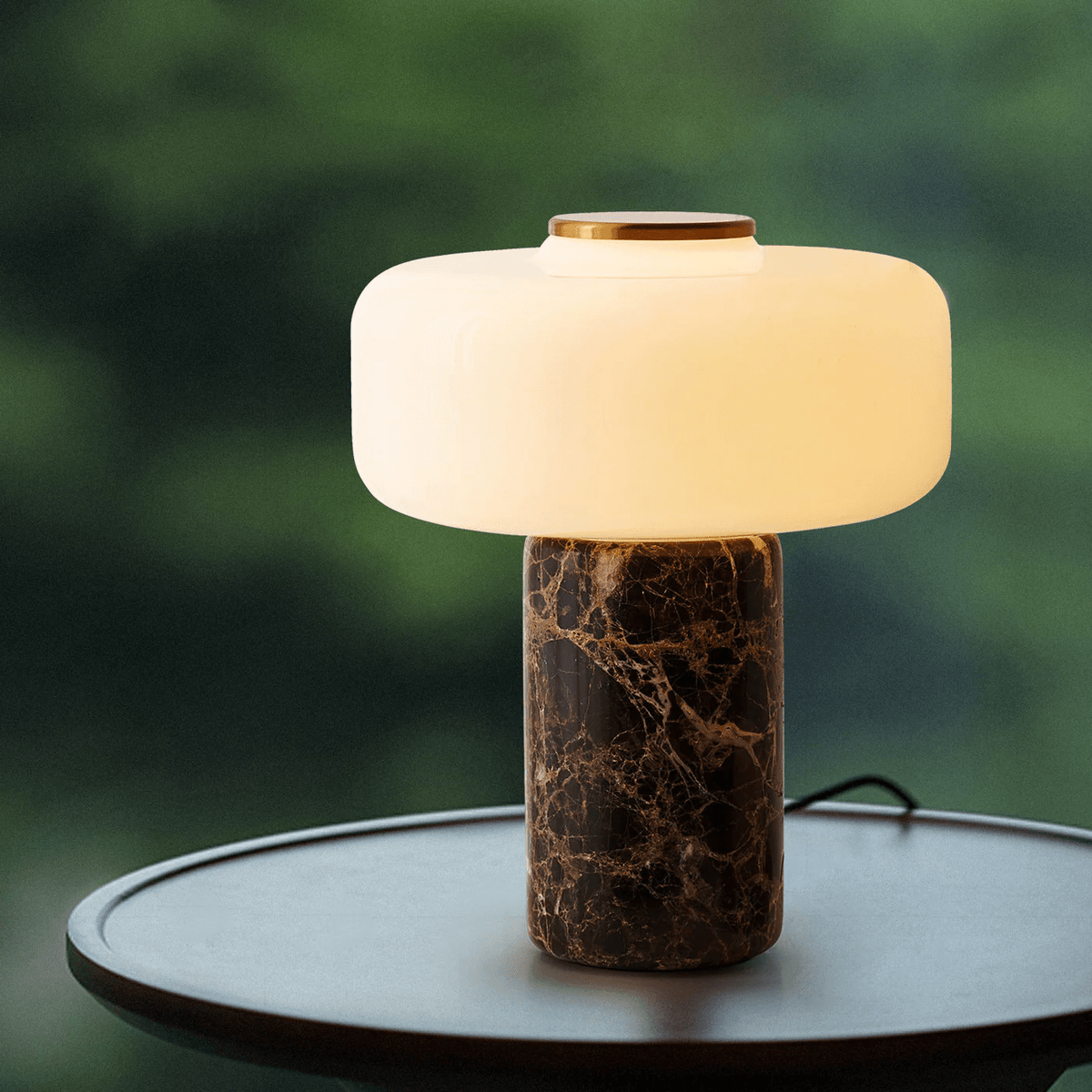 Maris Rechargeable Marble Table Lamp – Cordless LED Accent Light