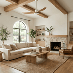 Amelia Ceiling Fan — Sculpted ABS Blades, DC Motor, 42-52 Inch