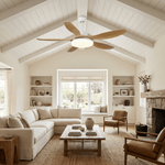 Keltis Ceiling Fan Light with LED and Remote – 48" or 52"