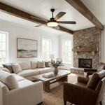 Keltis Ceiling Fan Light with LED and Remote – 48" or 52"