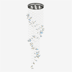Crystalwing Butterfly Chandelier – Modern Crystal Pendant Light for Dining Room and Living Room