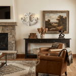 Baroque Blossom Wall Sconce – Plaster Floral Two-Light Fixture