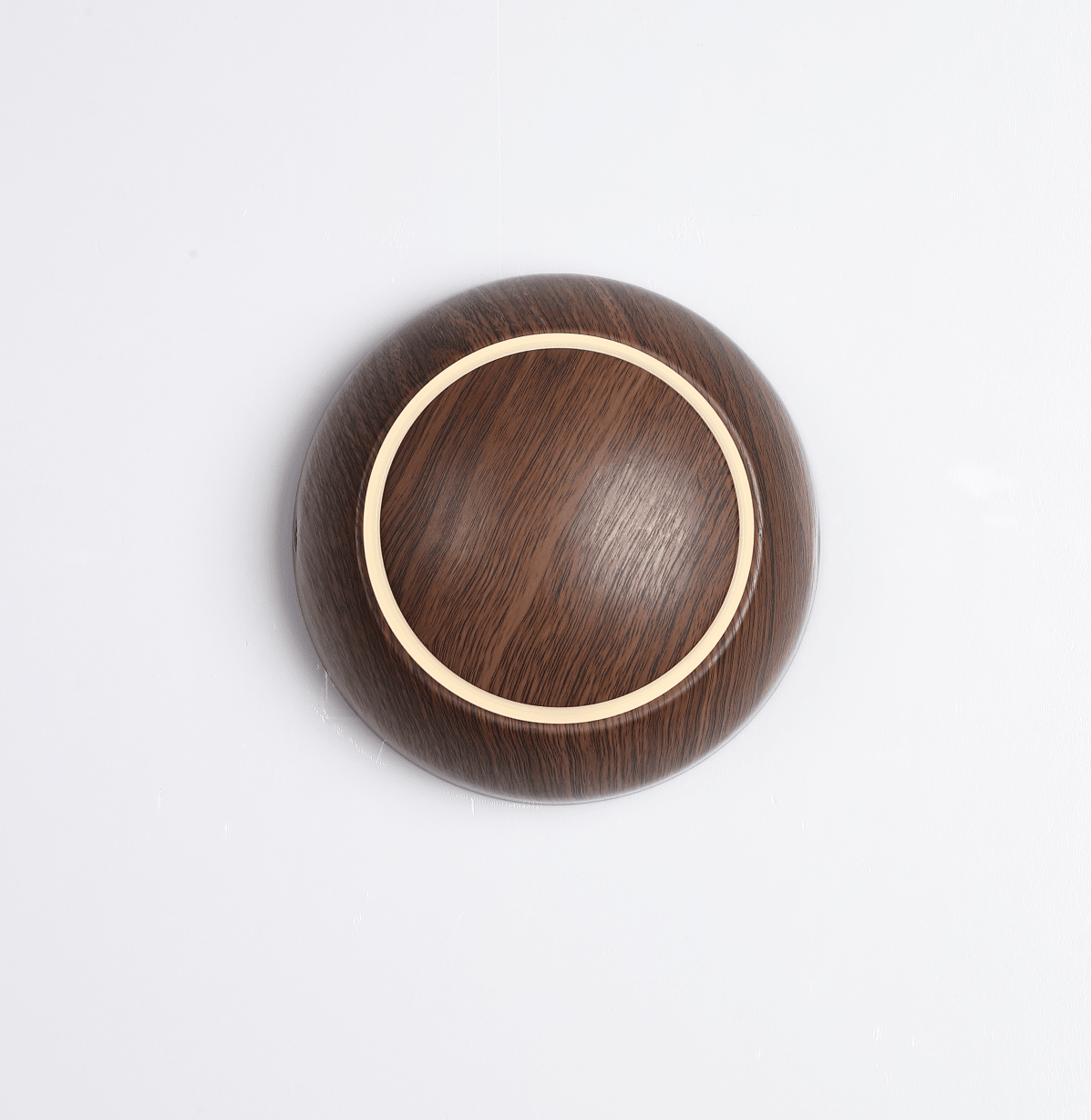 Walden Orbit Wall Sconce with Wood Grain Finish
