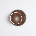 Walden Orbit Wall Sconce with Wood Grain Finish