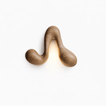 Sera Flow Wood Wall Light – Sculptural LED Sconce for Modern Interiors