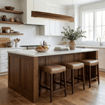 Arcadia Wave Linear Wood LED Pendant Light for Dining Room and Kitchen Island