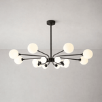Balloon Ball Chandelier – Modern Gold Glass Pendant Light for Dining Room and Living Room
