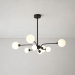 Balloon Ball Chandelier – Modern Gold Glass Pendant Light for Dining Room and Living Room