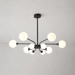 Balloon Ball Chandelier – Modern Gold Glass Pendant Light for Dining Room and Living Room