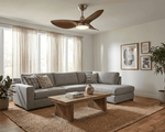 Mistral Aerodynamic Ceiling Fan with Integrated LED Light