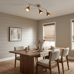 Axiom Directional Ceiling Lamp with Wooden Shades