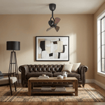 Aeronaut Articulated Ceiling Fan with Walnut Blades