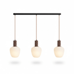 Elowen Fluted Opal Pendant Light – Modern Nordic Designer Hanging Lamp