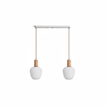 Elowen Fluted Opal Pendant Light – Modern Nordic Designer Hanging Lamp