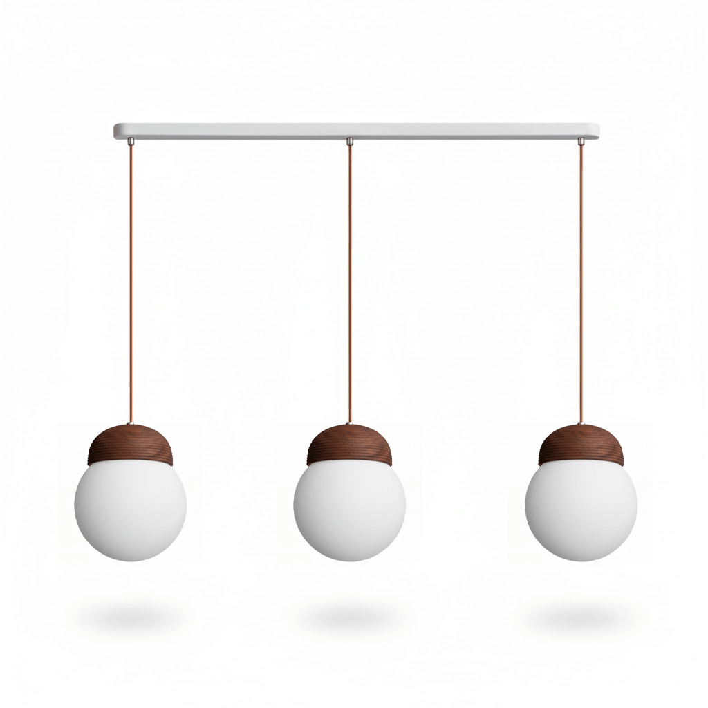 Elowen Fluted Opal Pendant Light – Modern Nordic Designer Hanging Lamp