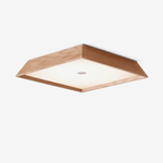 Lumo Wood LED Ceiling Light – Modern Flush Mount for Living Room & Bedroom