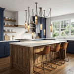 Cascading Alabaster Tube Chandelier in Antique Brass