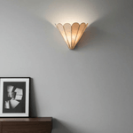Mica Shell Petal Wall Sconce in Gold Finish