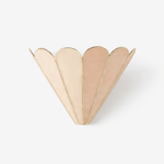 Mica Shell Petal Wall Sconce in Gold Finish