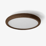 Arboris Wood Ring LED Ceiling Light – Modern Flush Mount for Bedroom & Living Room