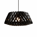 Origami Wood Pendant Light – Geometric Designer Hanging Lamp for Dining & Living Spaces