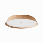 Lunara Wood Ring LED Ceiling Light – Modern Flush Mount for Bedroom & Living Room