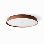 Lunara Wood Ring LED Ceiling Light – Modern Flush Mount for Bedroom & Living Room