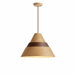 Strata Wood Pendant Light – Sculptural Layered Wood Hanging Lamp for Dining & Living Spaces