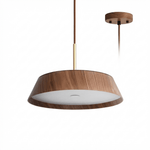 Varen Wood Pendant Light – Modern Scandinavian LED Hanging Lamp for Dining Room and Kitchen Island