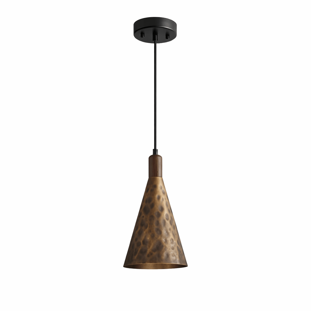 Dravik Hammered Brass Pendant Light Collection – Artisan Metal Pendants for Modern Interiors